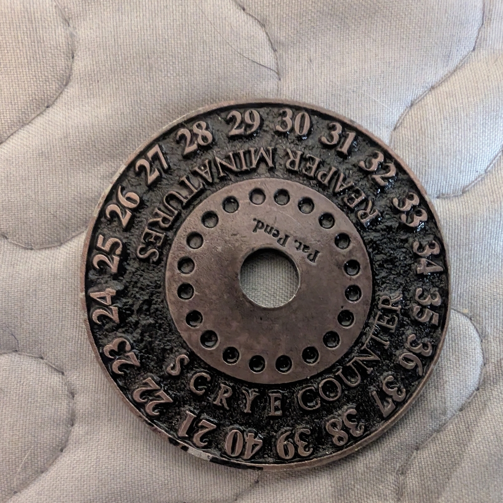 Black Metal Screw Counter Wall Decor